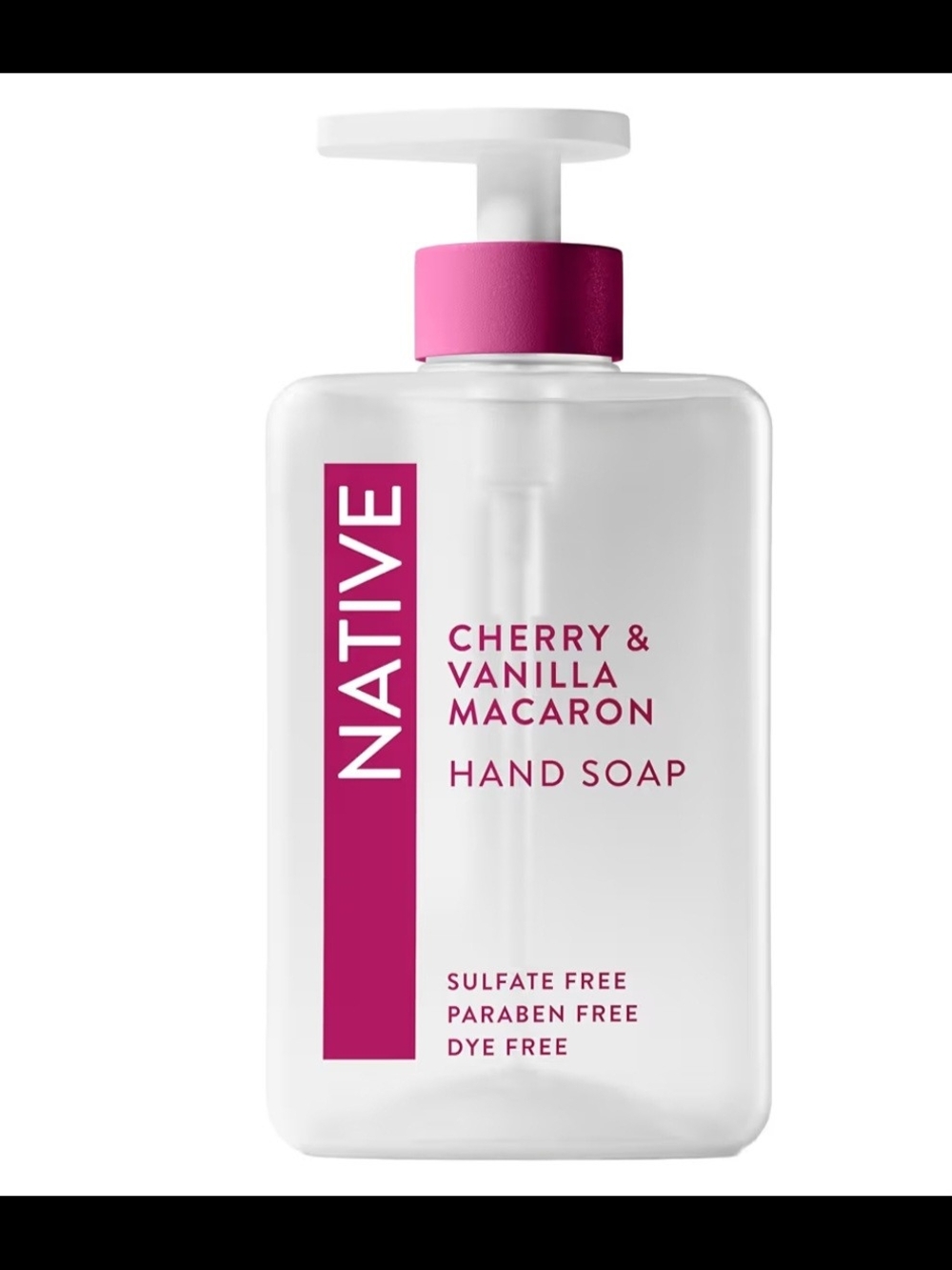 Native Cherry & Vanilla Macaron Hand Soap - Magenta Accents